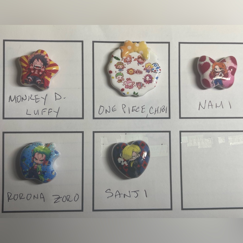 Anime series- ONE PIECE - Build your pen. VARIOUS CHARACTERS